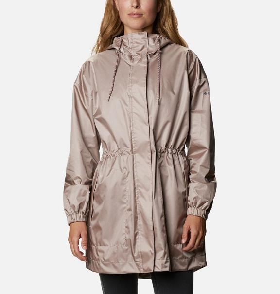 Columbia Splash Side Rain Jacket Pink For Women's NZ96713 New Zealand